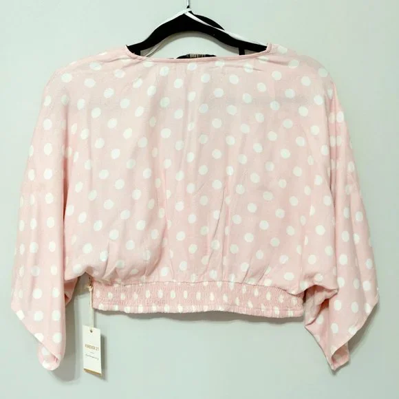 Forever 21 Contemporary Polka Dot Crop Top - Picture 3 of 3